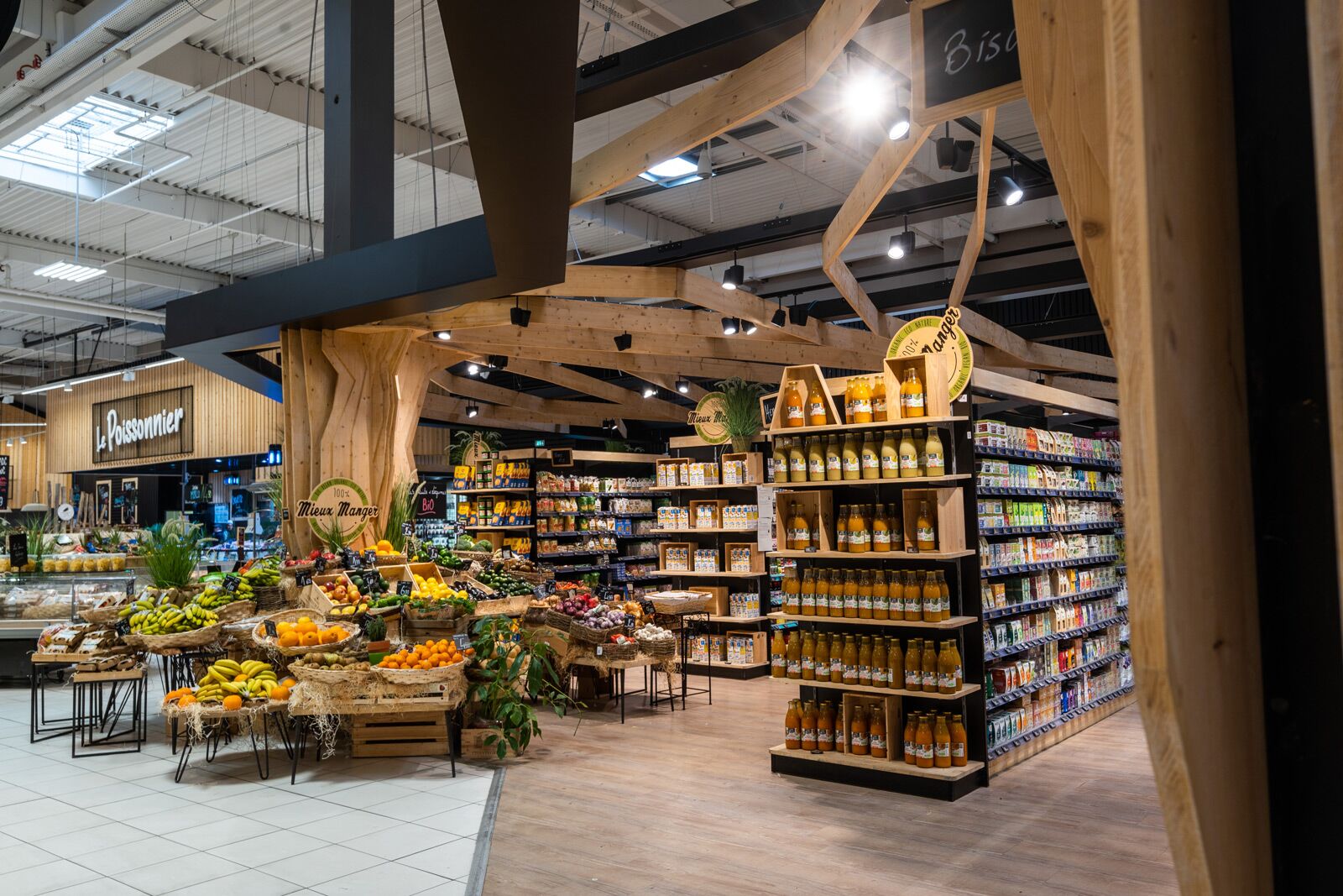 Aménagement d'une grande surface